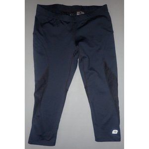 Roadrunner Sports Gray Capri Leggings Women M‎ Pro Velocity Running Pants Yoga
